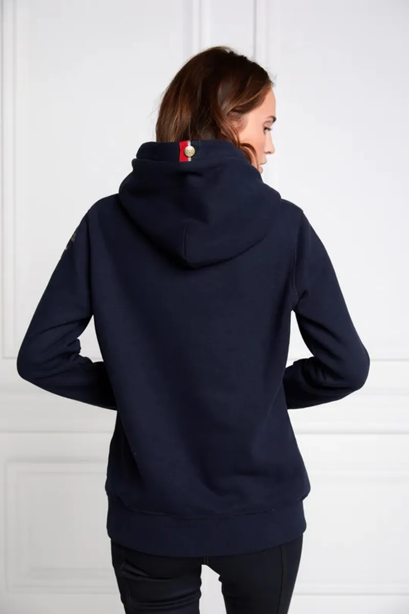 Holland Cooper Heritage Hoodie Ladies in Ink Navy-2
